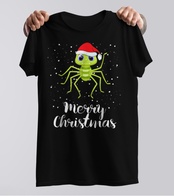 Merry Christmas Spider Funny Family Group Holiday T-Shirt