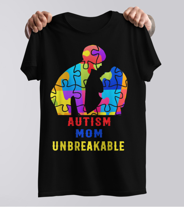 Autism Mom Unbreakable Puzzle T-Shirt