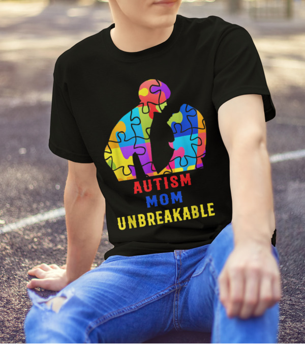 Autism Mom Unbreakable Puzzle T-Shirt
