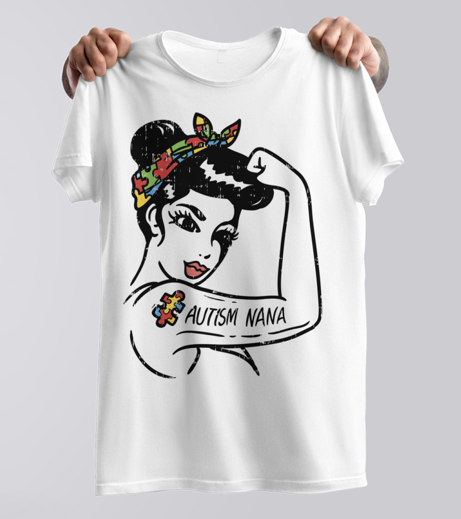 Autism Nana Unbreakable Awareness Longsleeve T-Shirt
