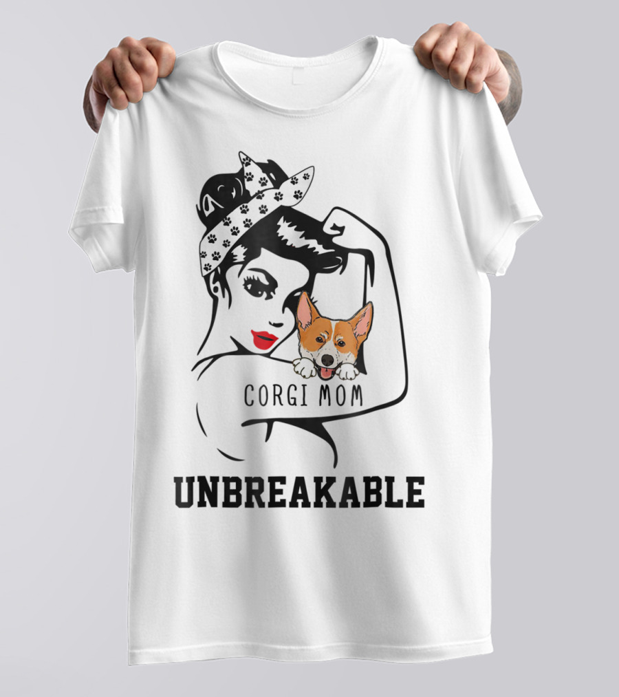 Pembroke Corgi Mom Unbreakable T-Shirt