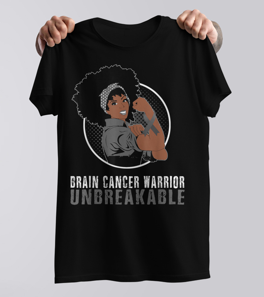 Brain Cancer Warrior Unbreakable T-Shirt