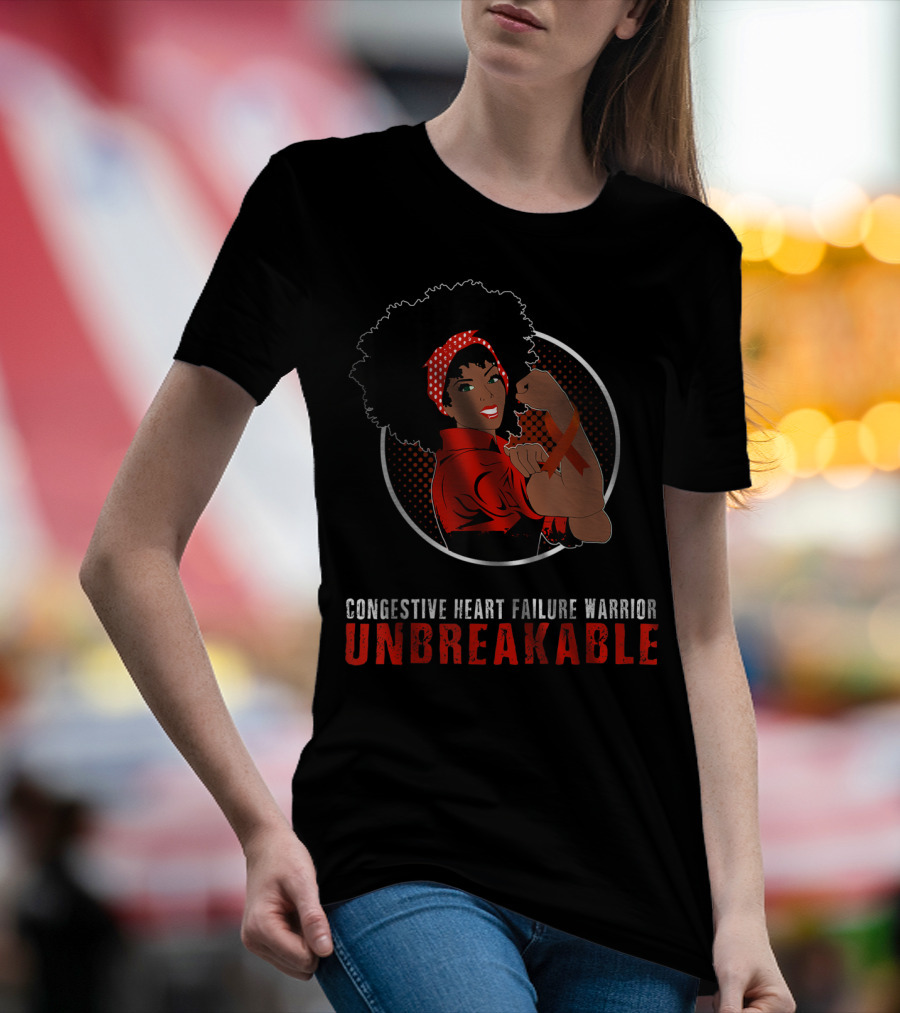 Congestive Heart Failure Warrior Unbreakable T-Shirt