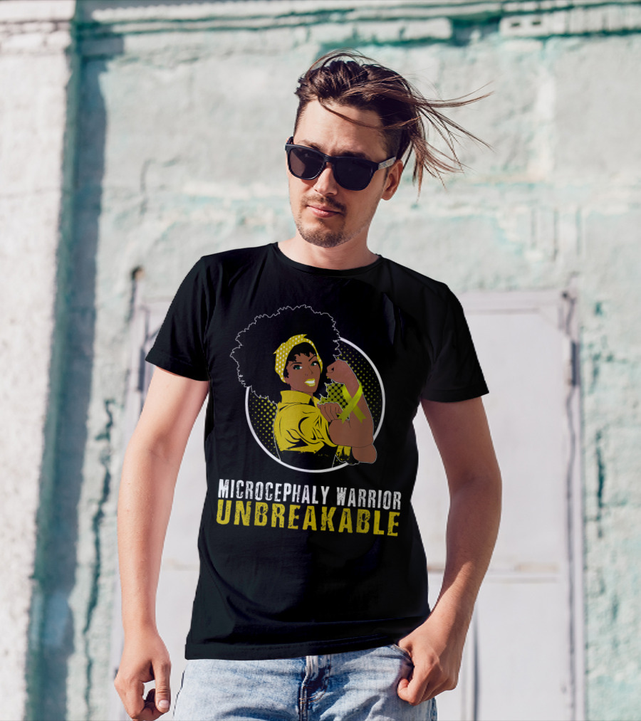 Black Girl Microcephaly Warrior Unbreakable T-Shirt