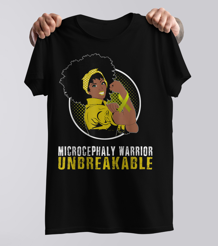 Black Girl Microcephaly Warrior Unbreakable T-Shirt