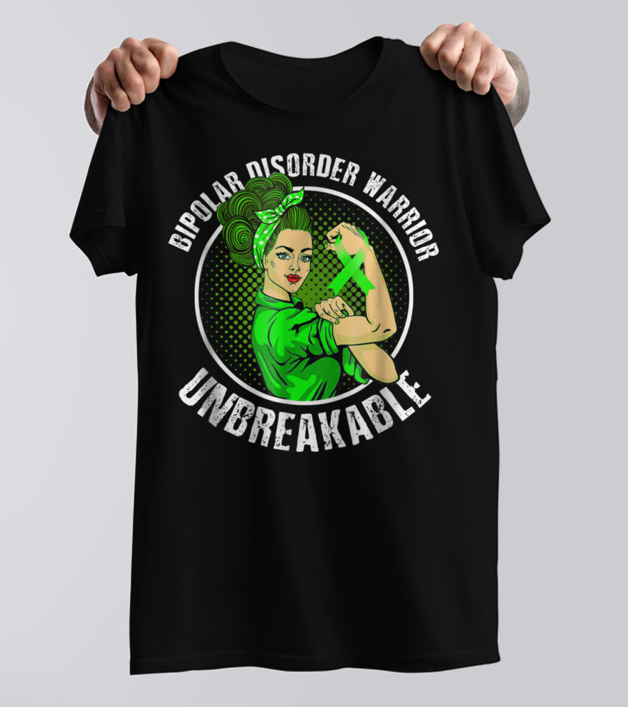 Bipolar Disorder Warrior Unbreakable T-Shirt