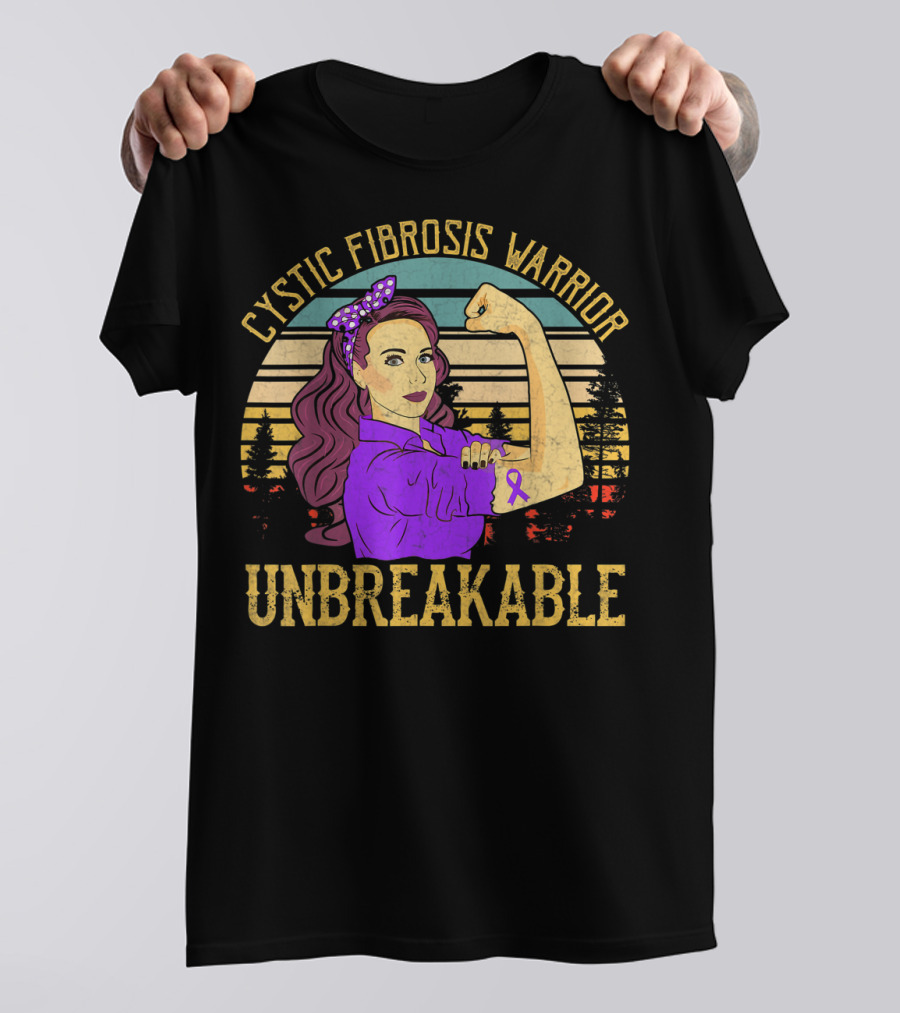 Cystic Fibrosis Warrior Unbreakable T-Shirt