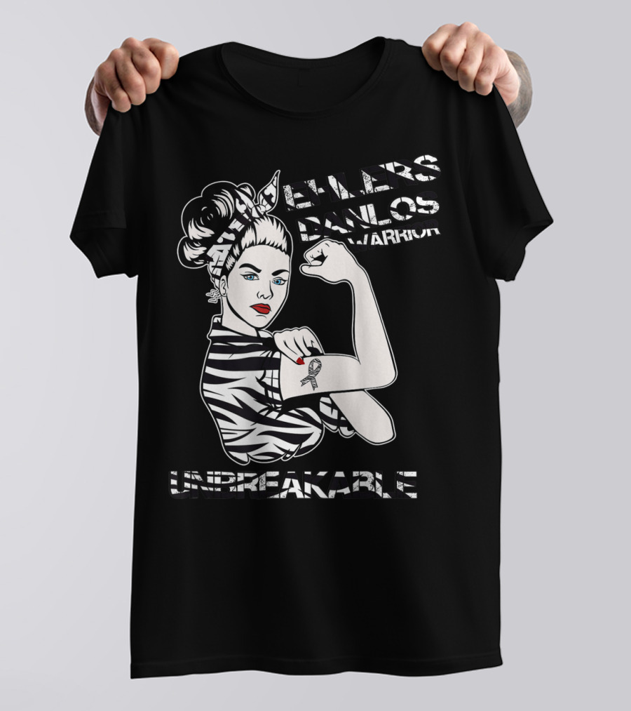 Ehlers Danlos Warrior Unbreakable Pin-Up Strength T-Shirt