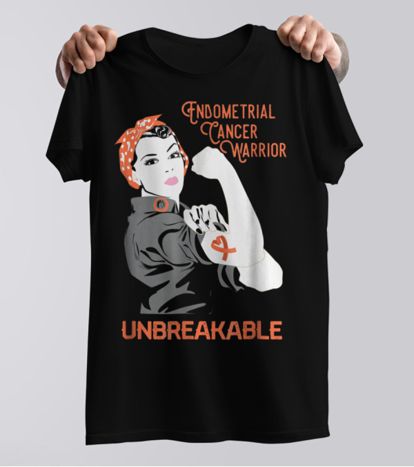 Endometrial Cancer Warrior Unbreakable T-Shirt