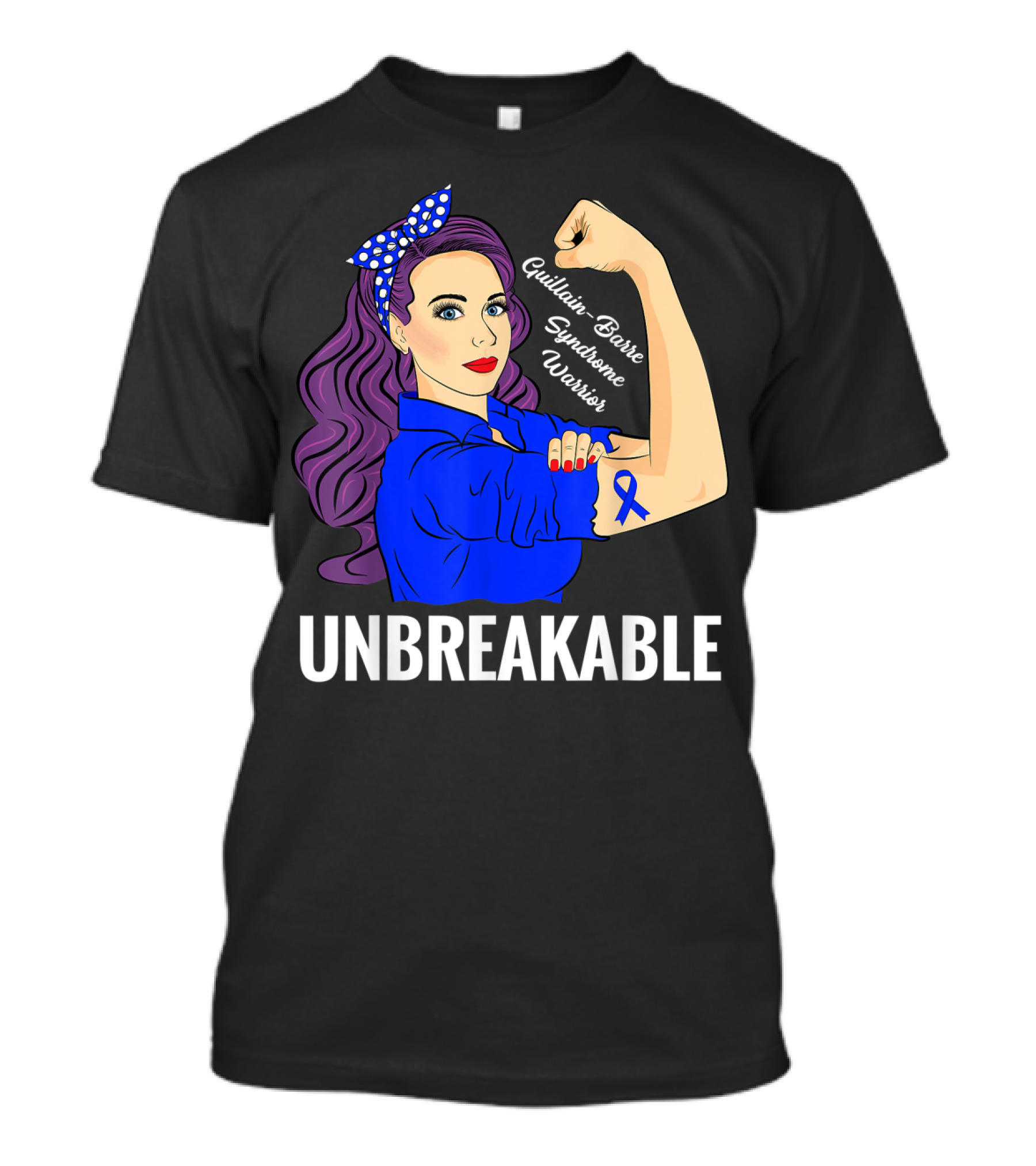 UNBREAKABLE Guillain Barre Syndrome Survivor Warrior T-Shirt