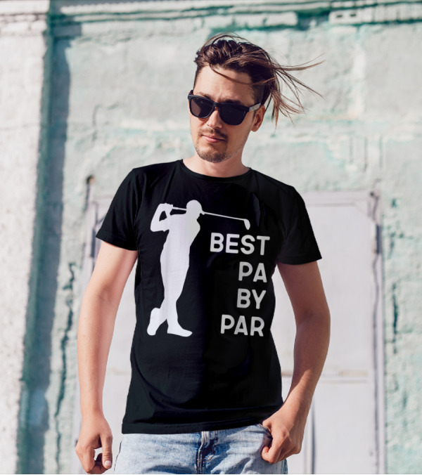 Best Pa By Par Golf Silhouette With Golfer Swing T-Shirt