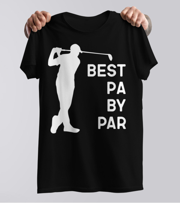 Best Pa By Par Golf Silhouette With Golfer Swing T-Shirt