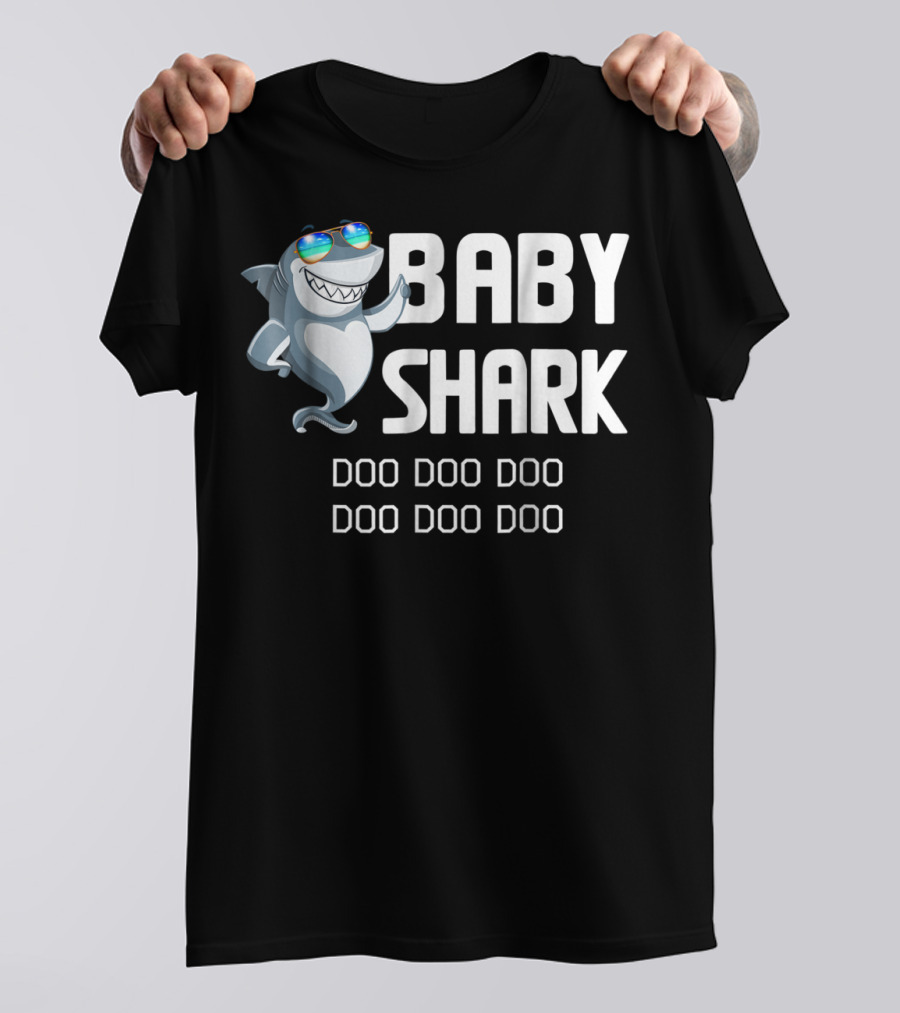 Baby Shark Doo Doo Doo Sunglasses Cool Fun T-Shirt