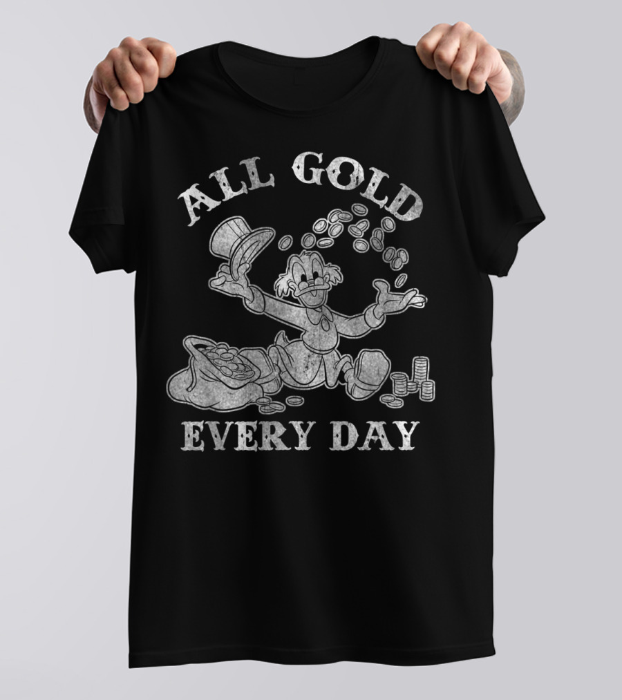 Disney Scrooge McDuck All Gold Every Day T-Shirt