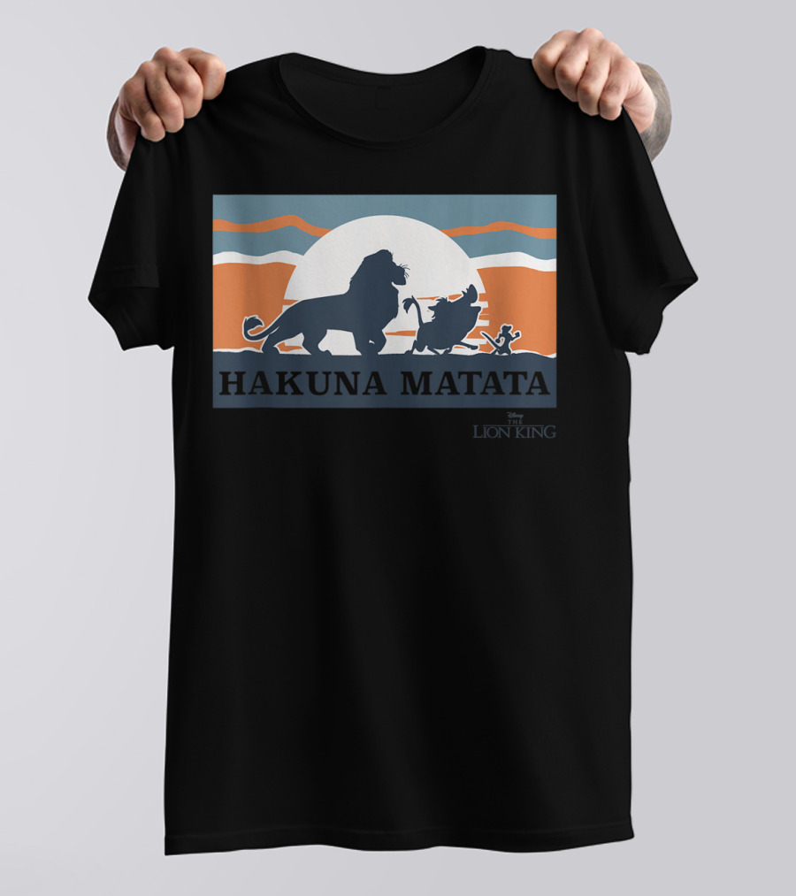 Hakuna Matata Disney The Lion King Sunset T-Shirt