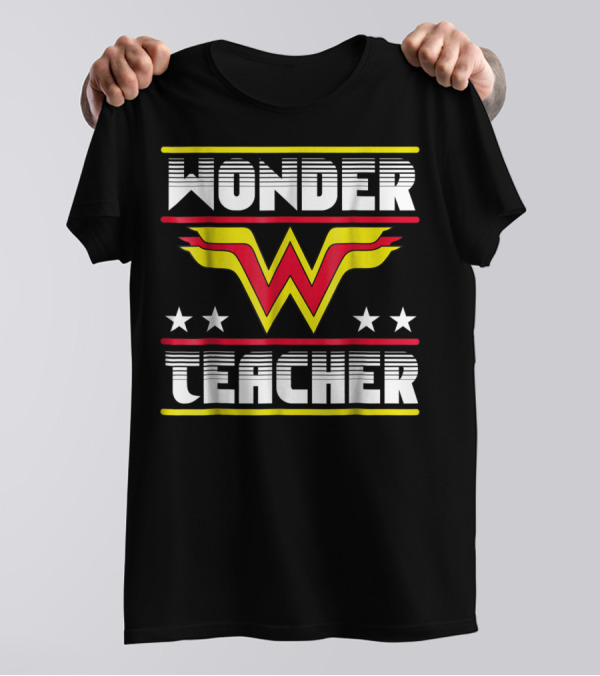 Wonder Teacher Stars W T-Shirt