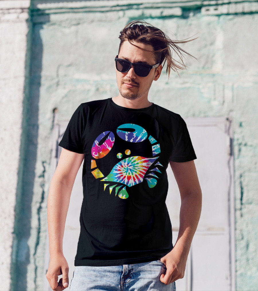 Tie Dye Fun Crab T-Shirt