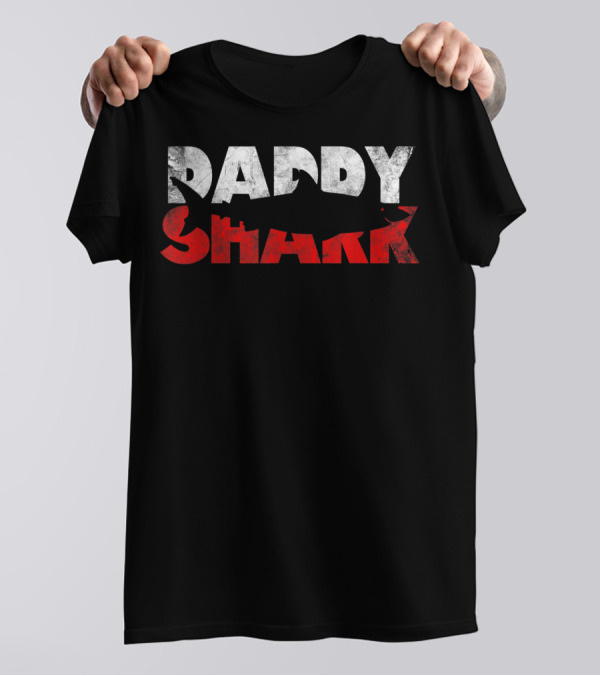 Daddy Shark From Wife Son Daughter Father's Day Family Matching T-Shirt