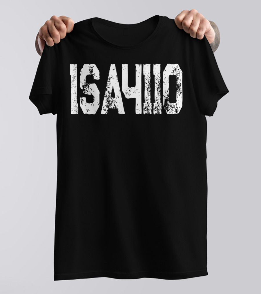Isaiah 41 10 Grunge Text Style Do Not Fear Bible Verse T-Shirt