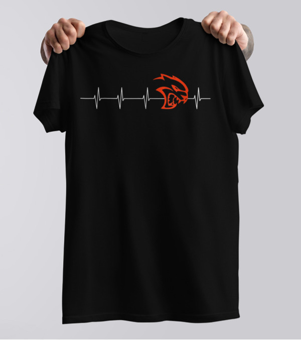 Heartbeat SRT Hellcat Orange T-Shirt