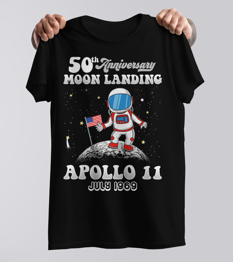 50th Anniversary Moon Landing Apollo 11 July 1969 T-Shirt