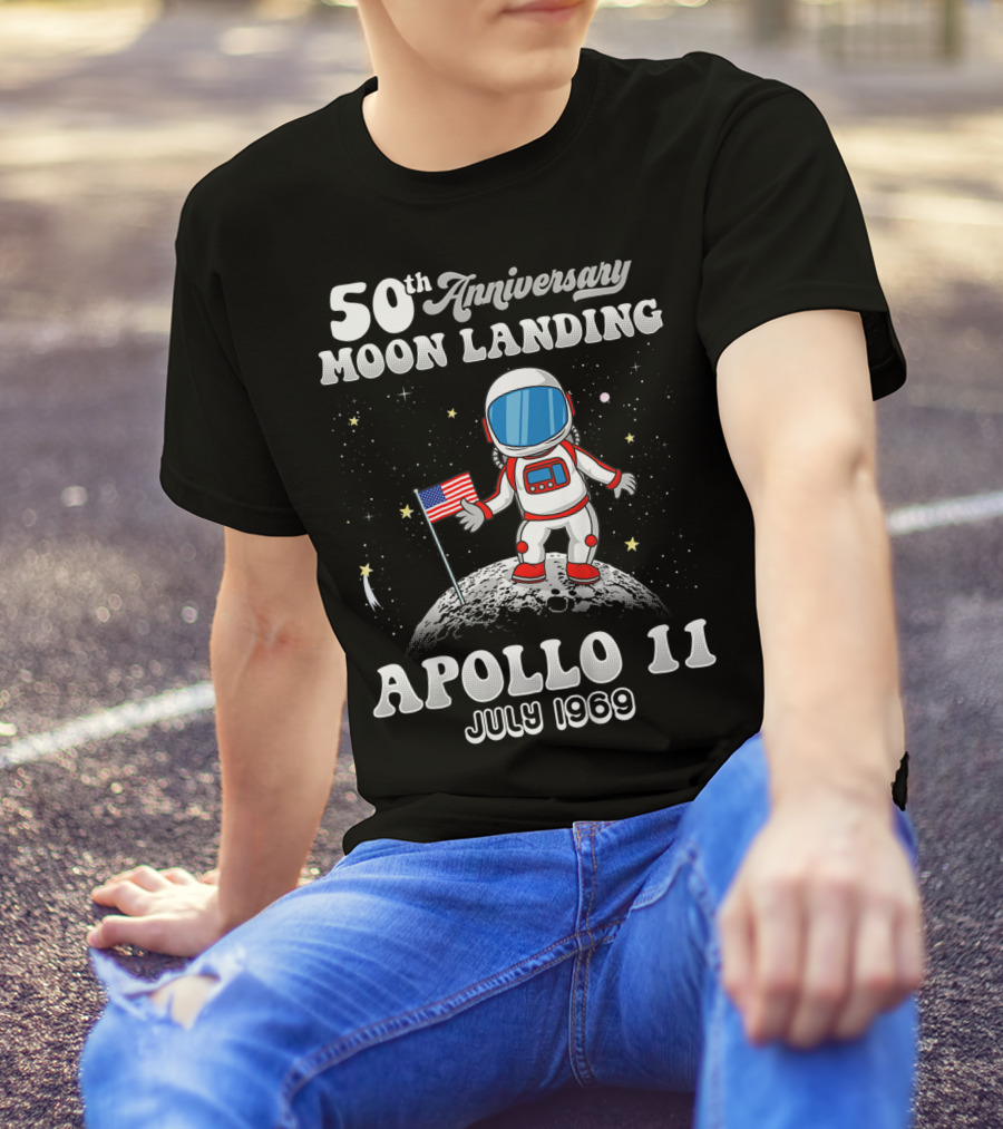 50th Anniversary Moon Landing Apollo 11 July 1969 T-Shirt