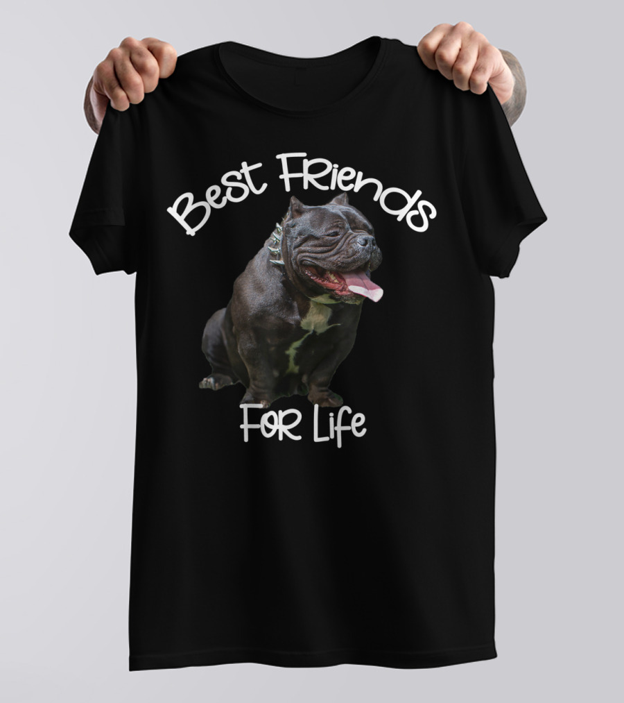 Best Friends For Life American Bully T-Shirt