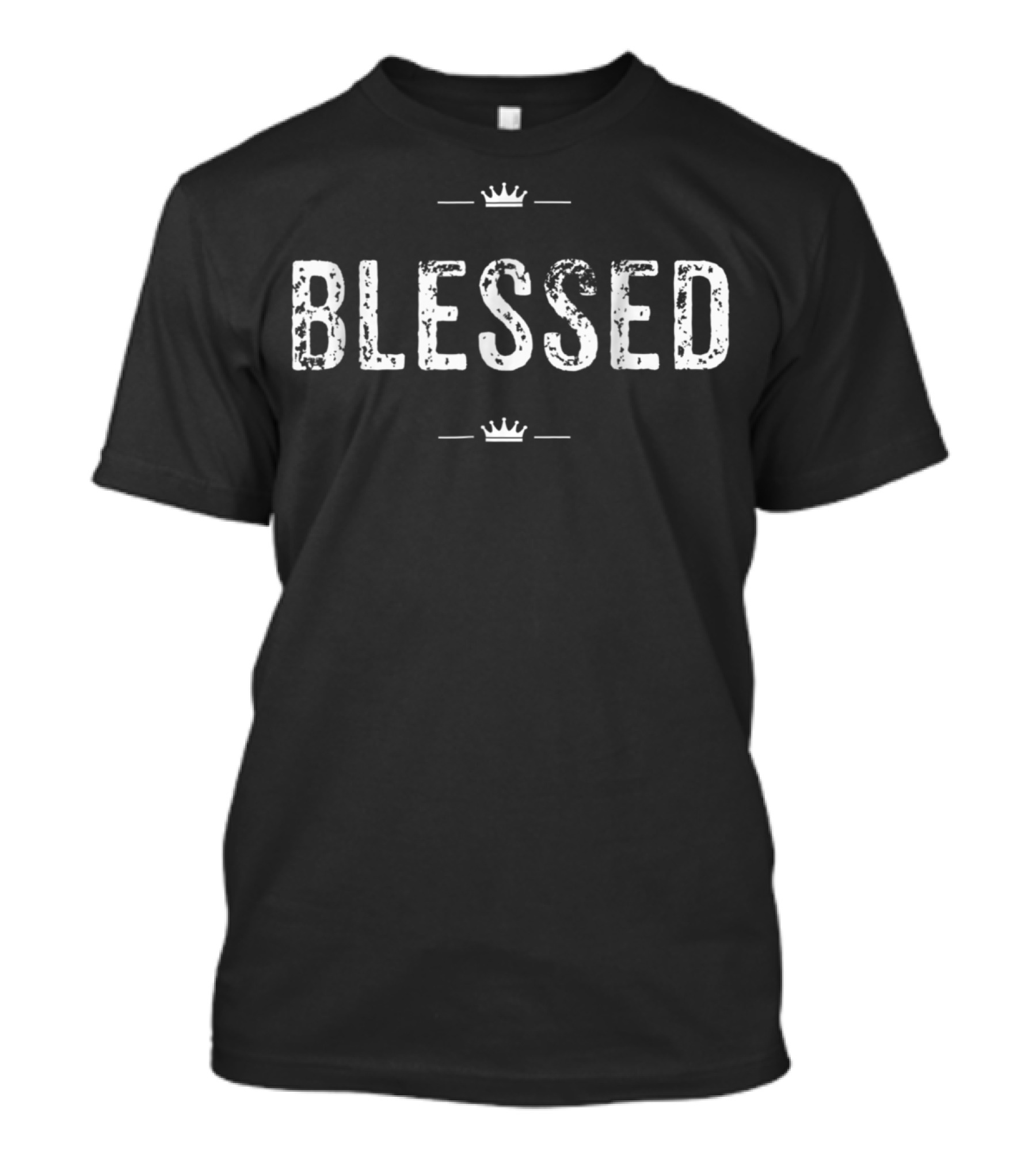 Blessed Christian Faith Inspirational Crown T-Shirt