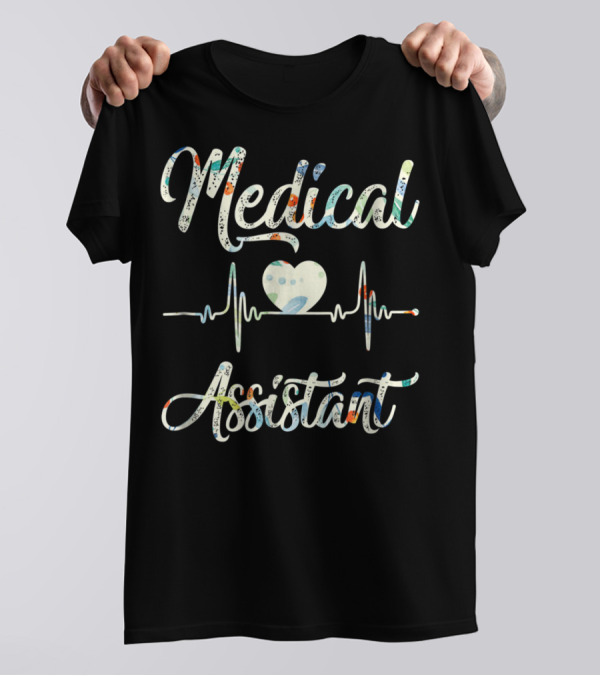 Medical Assistant Heart EKG T-Shirt