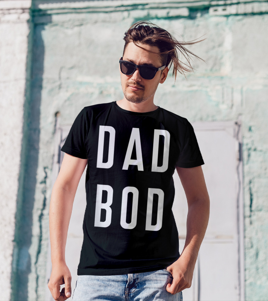 Dad Bod Gym Workout Fitness Yoga T-Shirt