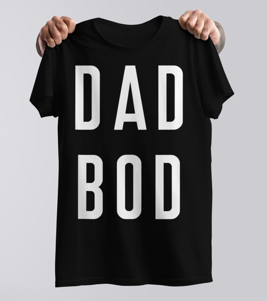 Dad Bod Gym Workout Fitness Yoga T-Shirt