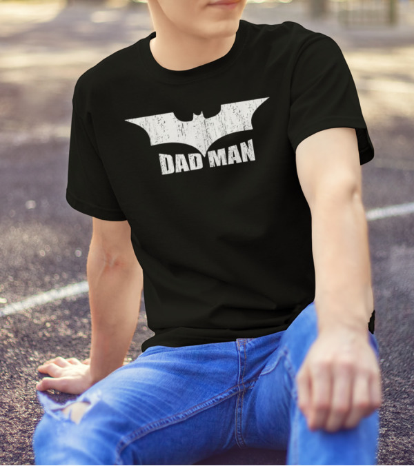 Dadman Bat Symbol Proud Of My Daddy Father's Day T-Shirt