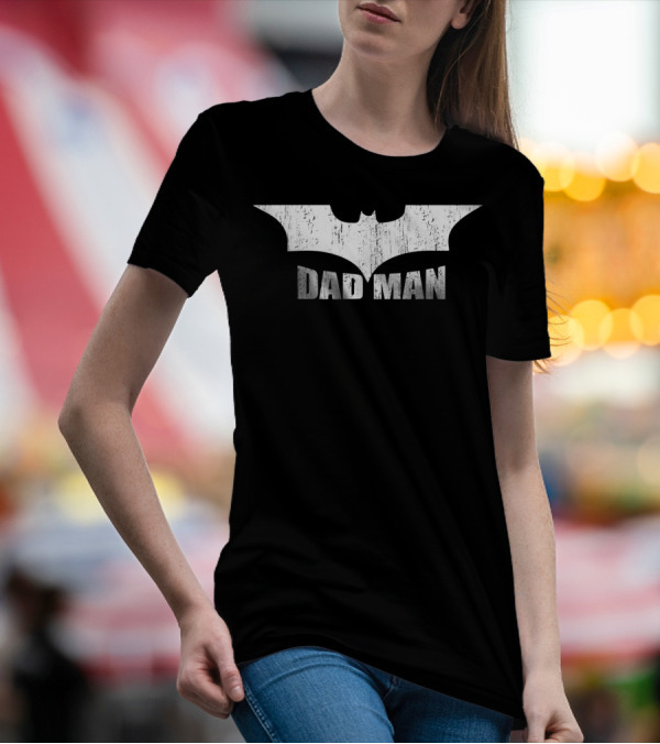 Dadman Bat Symbol Proud Of My Daddy Father's Day T-Shirt