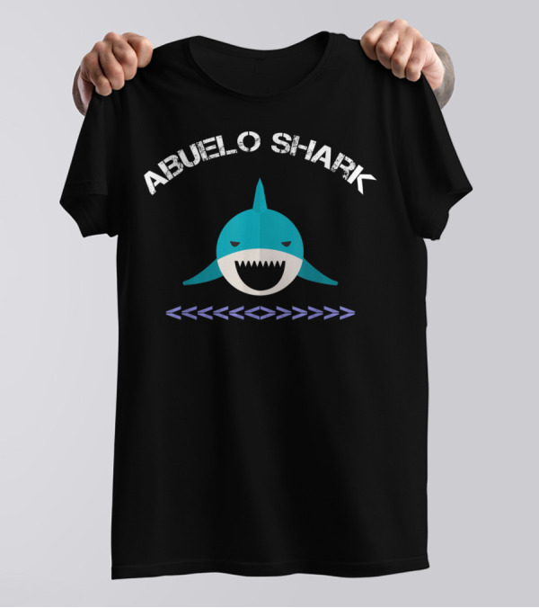 ABUELO SHARK Dia Del Padre Doo T-Shirt