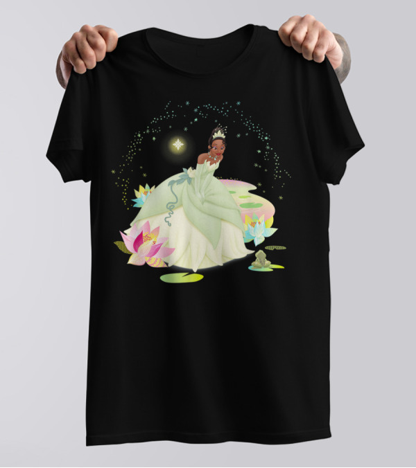 Disney Princess And The Frog Tiana Magical Bayou Scene T-Shirt
