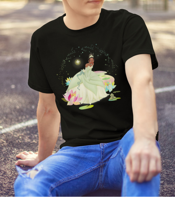 Disney Princess And The Frog Tiana Magical Bayou Scene T-Shirt