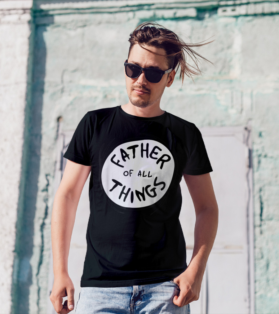 Father Of All Things Dr Seuss Emblem RED T-Shirt