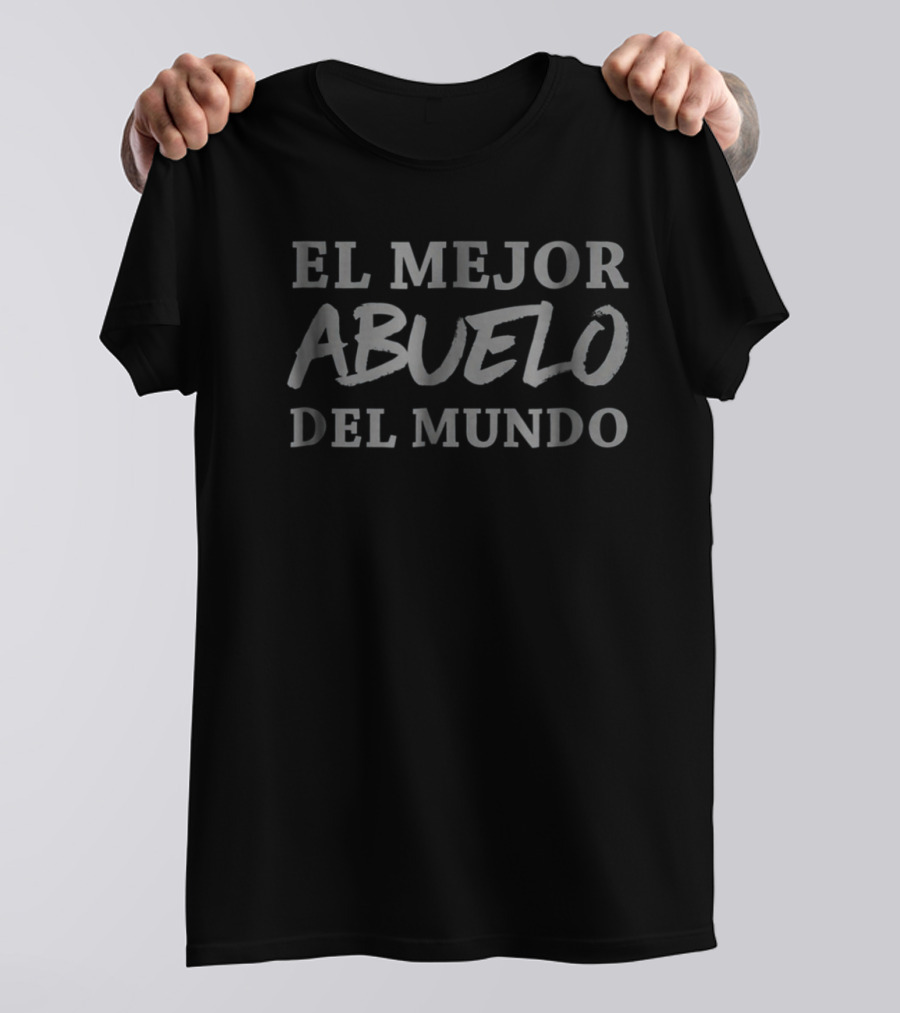 El Mejor Abuelo Del Mundo Spanish T-Shirt