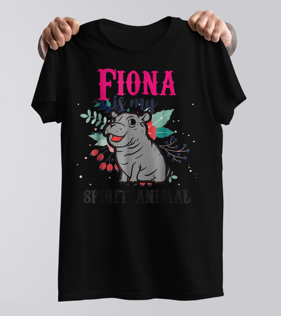 Fiona Is My Spirit Animal Hippo Team Fiona T-Shirt