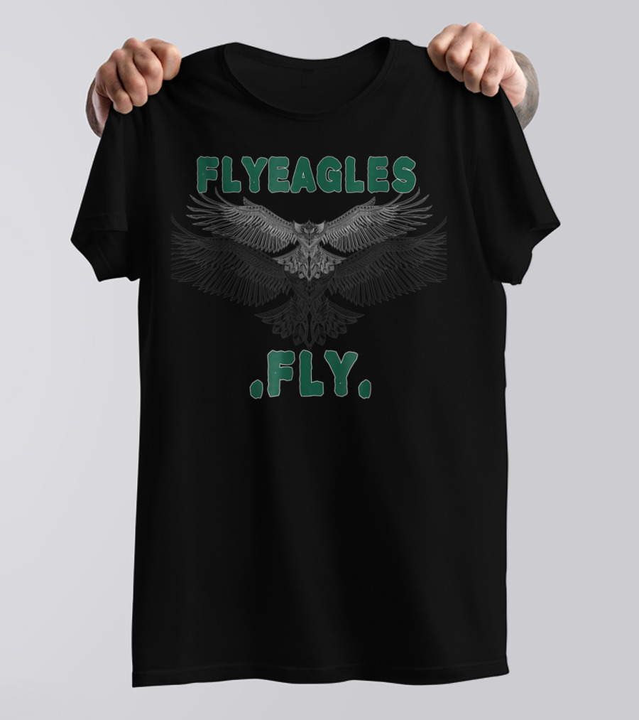 Fly Eagles Fly Philadelphia Eagles Fans Wing T-Shirt