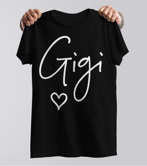 Gigi Mother's Day Grandma Heart T-Shirt