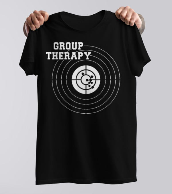 Group Therapy Target Shooting American Gun Rights T-Shirt