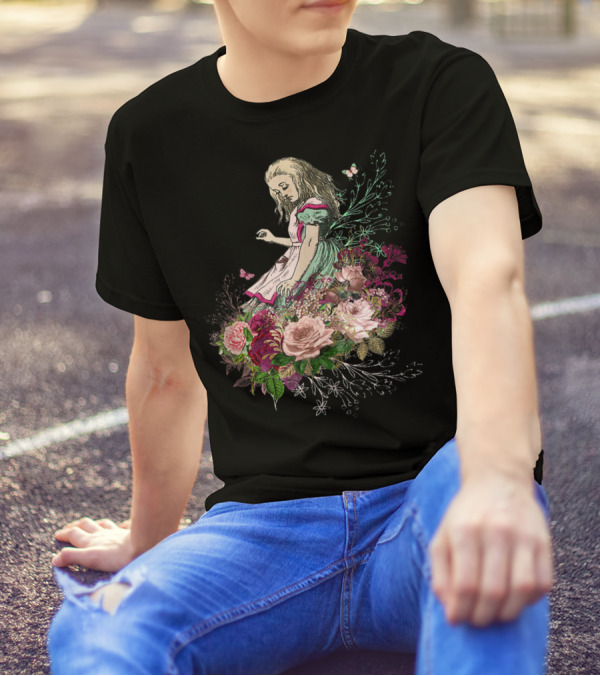 Alice In Wonderland Floral Bouquet T-Shirt