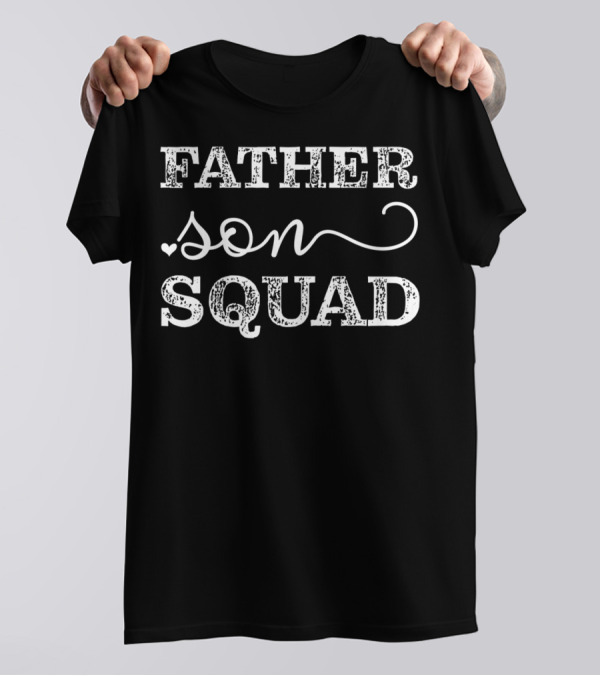 Father Son Squad Matching Group Cute Proud Daddy's Son T-Shirt