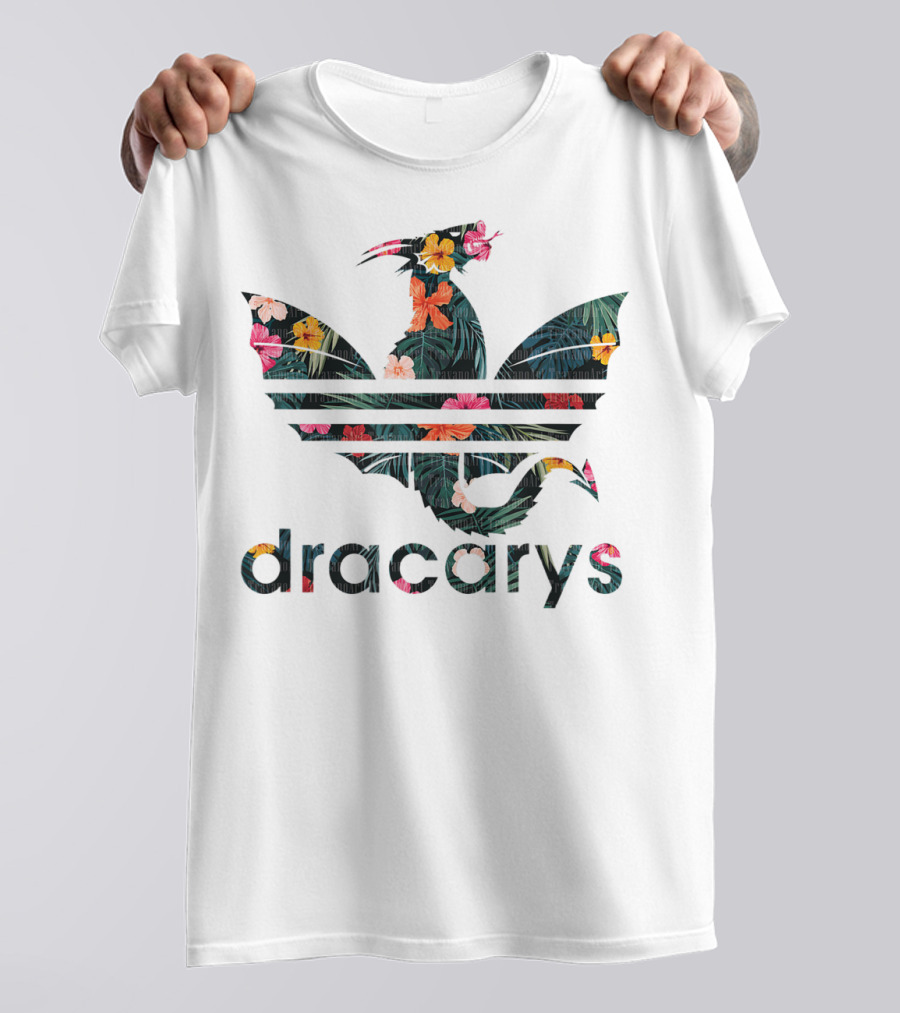 Dragon Lover Dracarys Floral Tropical T-Shirt