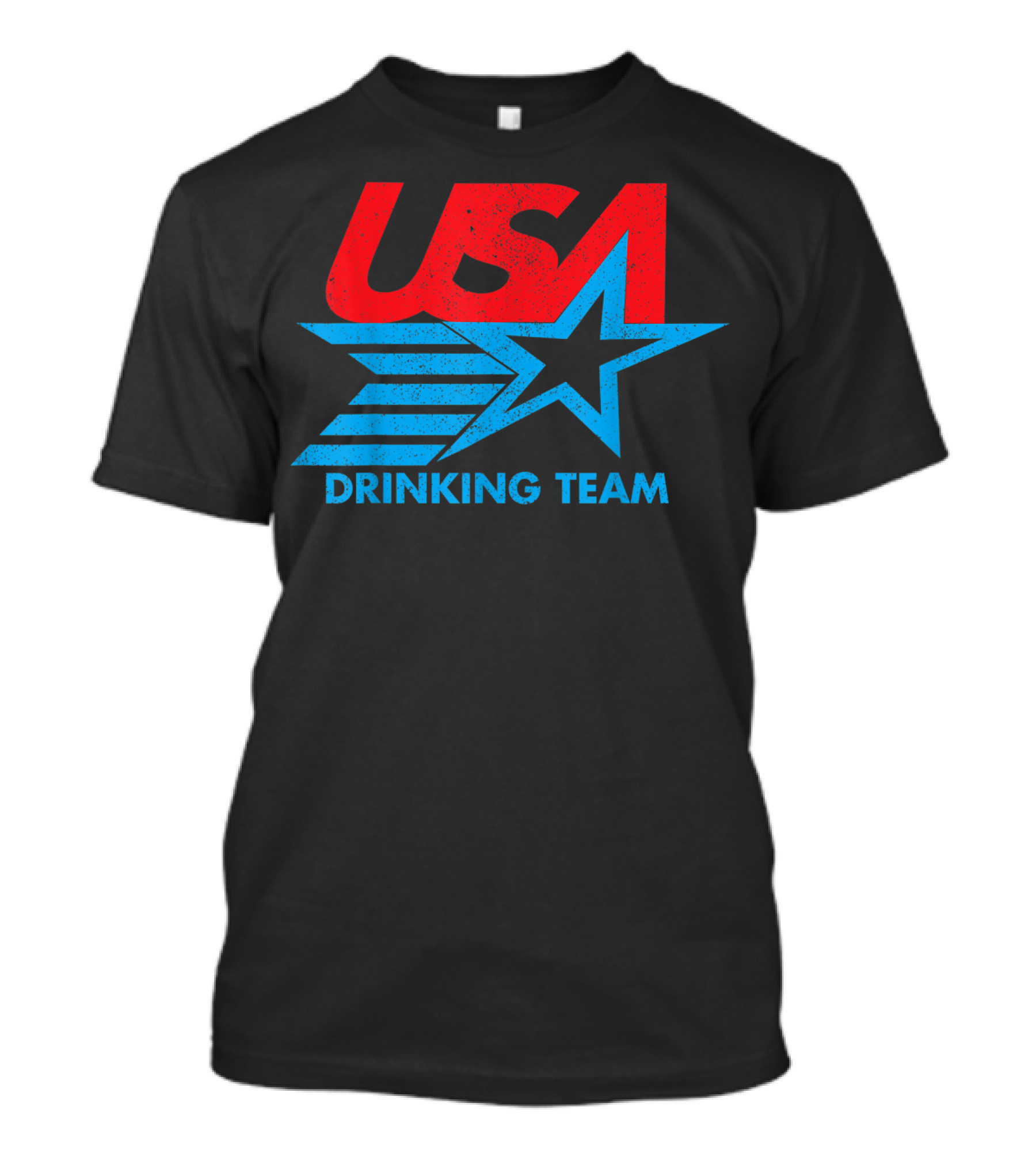 USA Drinking Team Funny Independence Day 4th Of July T-Shirt
