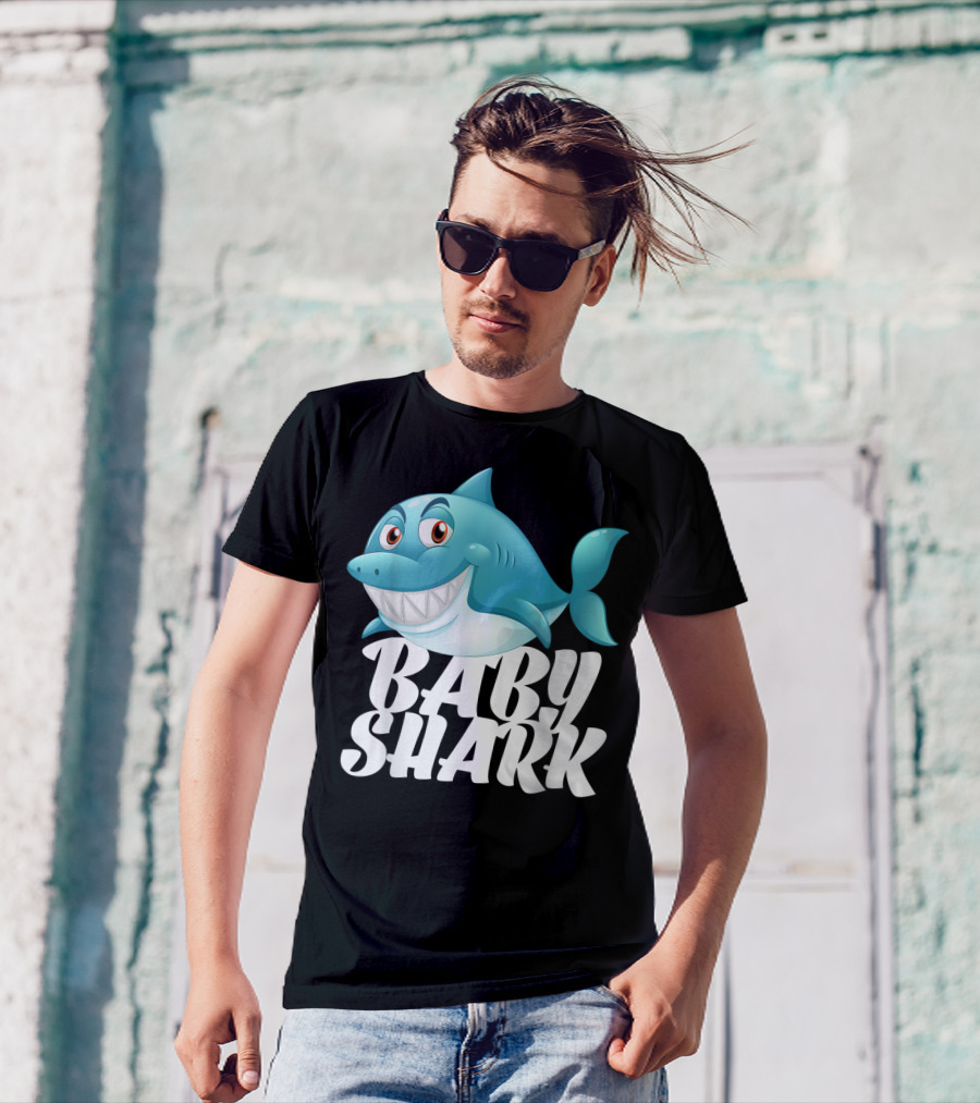 Baby Shark Lovers I Love Sharks T-Shirt