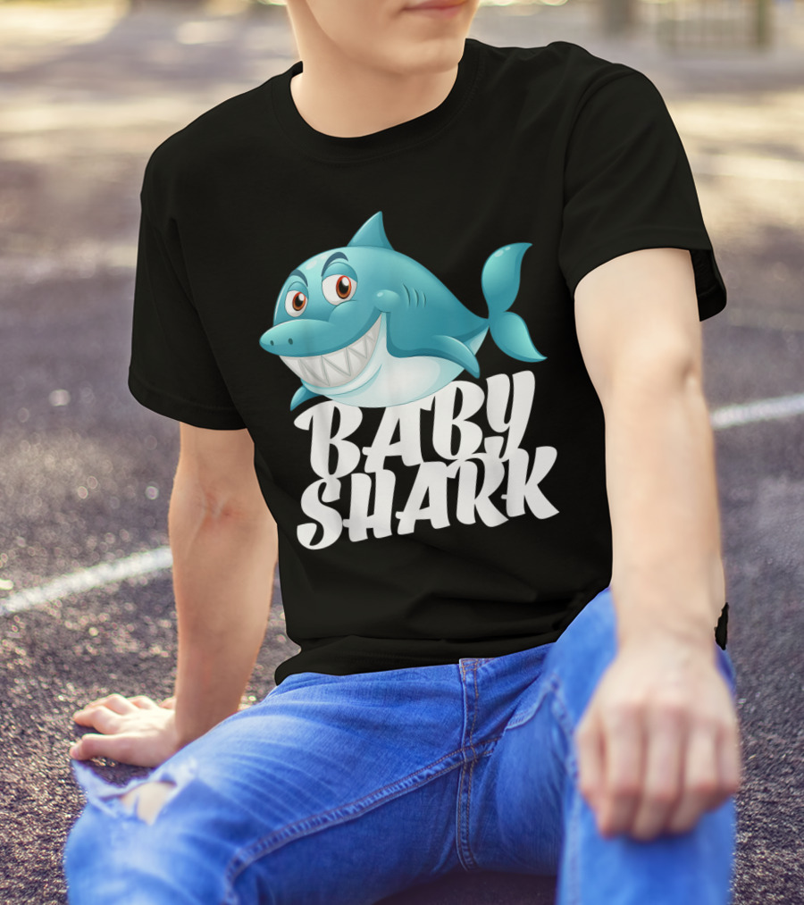 Baby Shark Lovers I Love Sharks T-Shirt