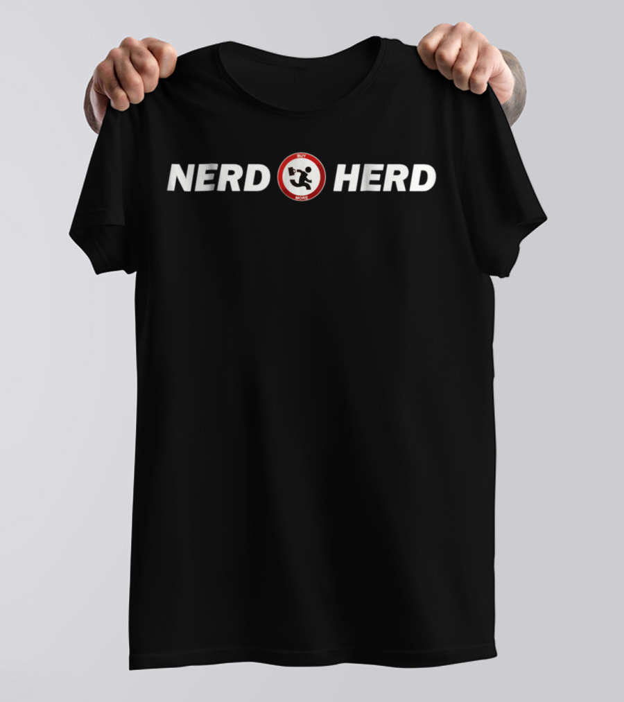 Chuck Bartowsky Nerd Herd Running T-Shirt