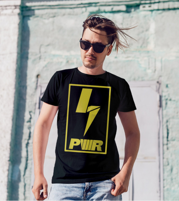 PWR Hazard Bolt Lightning T-Shirt
